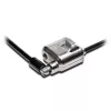 Kensington MiniSaver Mobile Keyed Lock, 1.8 m, Kensington, Key, Flat key, Carbon steel, Black