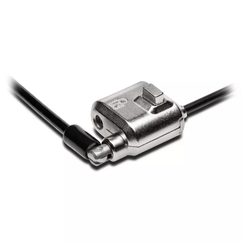 Kensington MiniSaver Mobile Keyed Lock, 1.8 m, Kensington, Key, Flat key, Carbon steel, Black