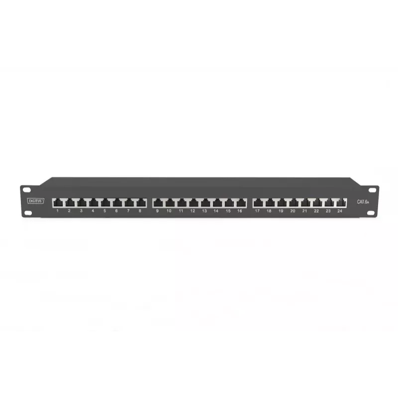 DIGITUS Professional CAT6A, Class EA Patch Panel, shielded