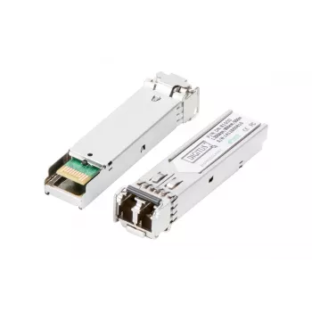 DIGITUS 1.25 Gbps SFP Module, Up to 550m Multimode, LC Duplex Connector 1000Base-SX, 850nm