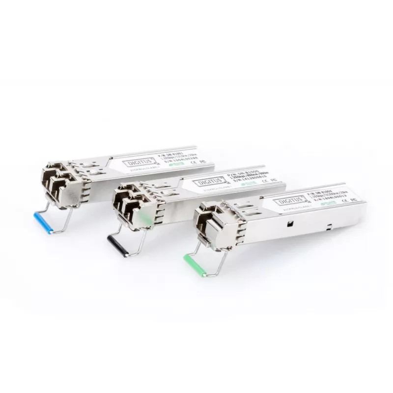 DIGITUS 1.25 Gbps SFP Module, Up to 550m Multimode, LC Duplex Connector 1000Base-SX, 850nm