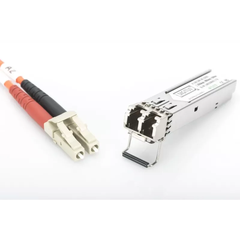 DIGITUS 1.25 Gbps SFP Module, Up to 550m Multimode, LC Duplex Connector 1000Base-SX, 850nm