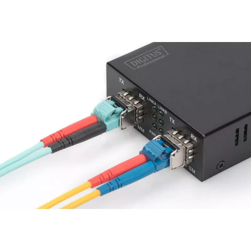 DIGITUS 1.25 Gbps SFP Module, Up to 550m Multimode, LC Duplex Connector 1000Base-SX, 850nm