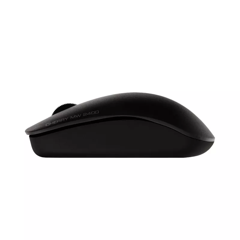 CHERRY MW 2400 Wireless Mouse, Black, USB, Ambidextrous, Optical, RF Wireless, 1200 DPI, Black