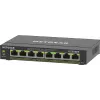 NETGEAR 8-Port Gigabit Ethernet PoE+ Plus Switch (GS308EP) Managed L2/L3 Gigabit Ethernet (10/100/1000) Power over Ethernet (PoE) Black