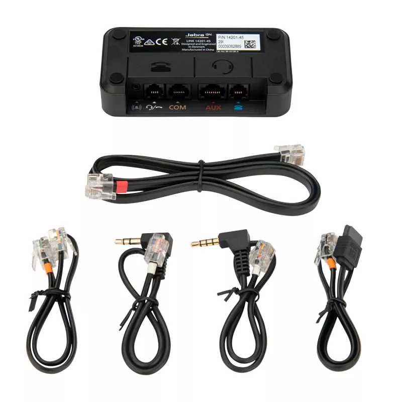 Jabra Link 14201-45, Control adapter, Black