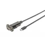 DIGITUS USB Type C 2.0 to serial Converter, DSUB 9M 1m cable