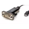DIGITUS USB Type C 2.0 to serial Converter, DSUB 9M 1m cable