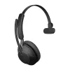 Jabra Evolve2 65 USB-A UC Mono with Charging Stand - Black, Wireless, Office/Call center, 20 - 20000 Hz, 99.2 g, Headset, Black