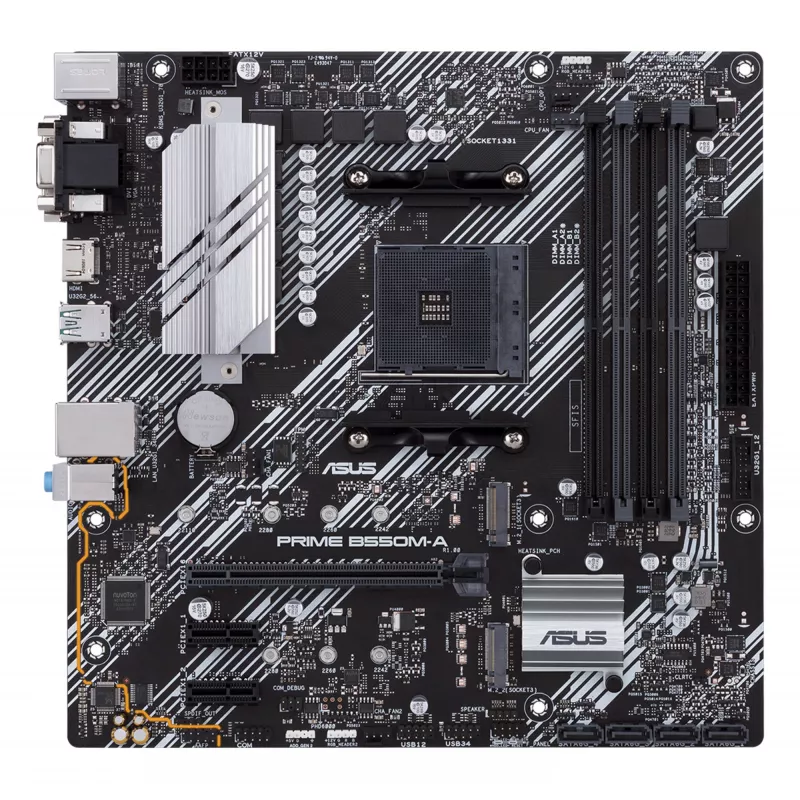 Motherboard ASUS PRIME B550M-A AMD B550 Socket AM4 micro ATX