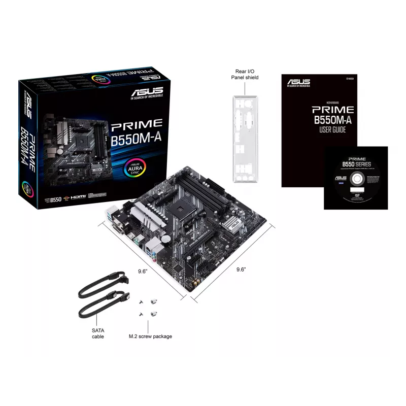 Motherboard ASUS PRIME B550M-A AMD B550 Socket AM4 micro ATX