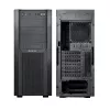 PC Case CHIEFTEC CW-01B-OP Tower Black — SPCC, 7×3.5 inch bays, 7×2.5 inch bays, 3×5.25 inch bays, up to 410 mm GPU