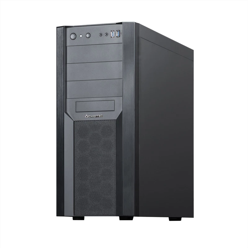 PC Case CHIEFTEC CW-01B-OP Tower Black — SPCC, 7×3.5 inch bays, 7×2.5 inch bays, 3×5.25 inch bays, up to 410 mm GPU