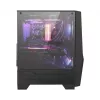 MSI MAG FORGE 100R Mid Tower Gaming Computer Case 'Black, 2x 120mm ARGB PWM Fan, 1x 120mm Fan, 1-6 ARGB Hub, Mystic Light Sync, Tempered Glass Panel, ATX, mATX, mini-ITX'