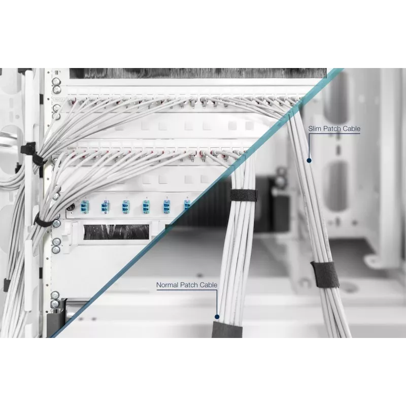 DIGITUS Slim Patch cable - CAT6 - U/FTP - Snagless - Cu - 10m - Grey