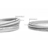 Network Cable Digitus CAT 6A U/FTP Slim patch cord RJ-45 Cat6a 1m Grey