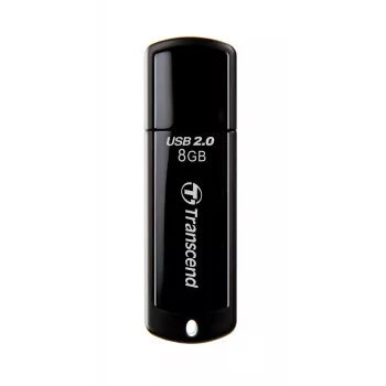 TRANSCEND Jetflash 350 - 8GB USB Stick - USB 2.0 - Black