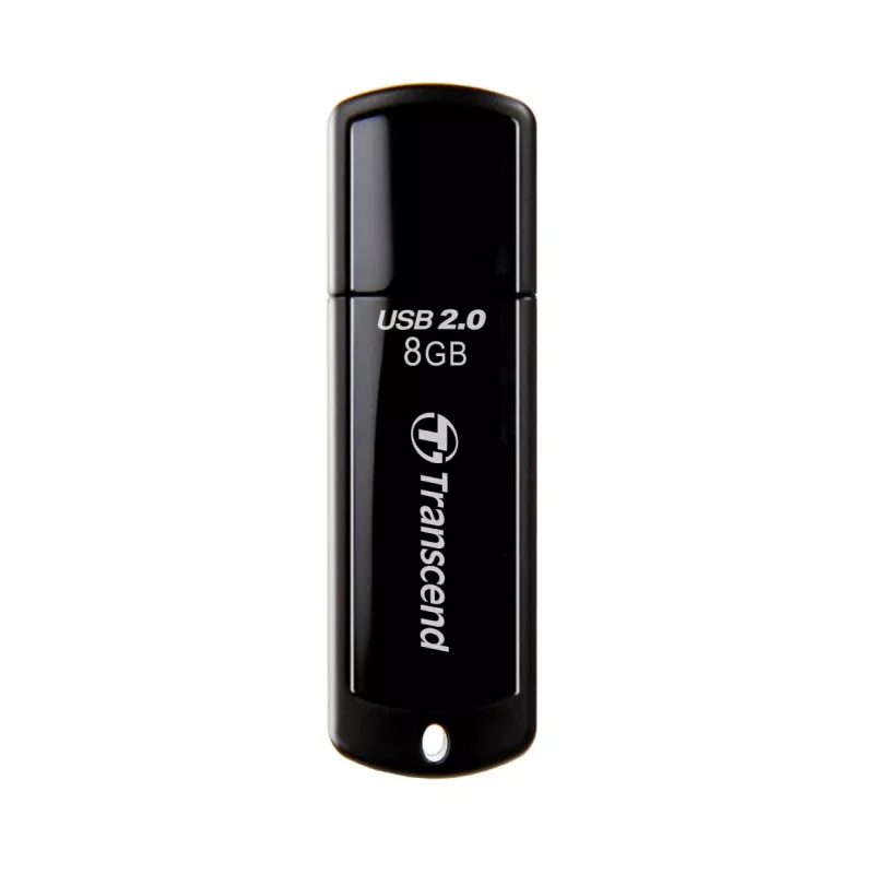 TRANSCEND Jetflash 350 - 8GB USB Stick - USB 2.0 - Black