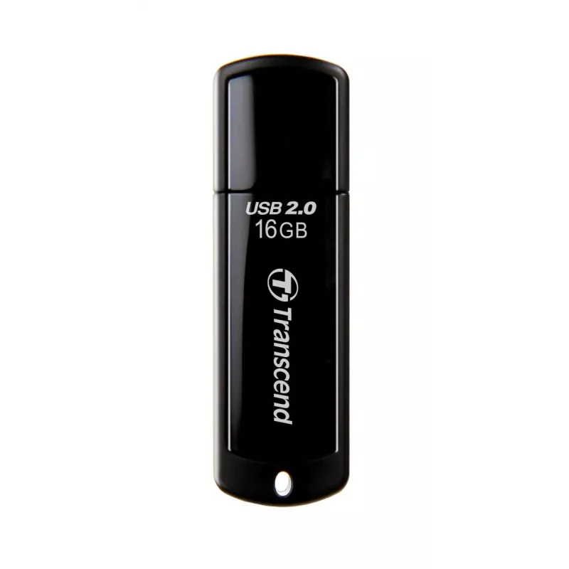 TRANSCEND Jetflash 350 - 16GB USB Stick - USB 2.0 - Black