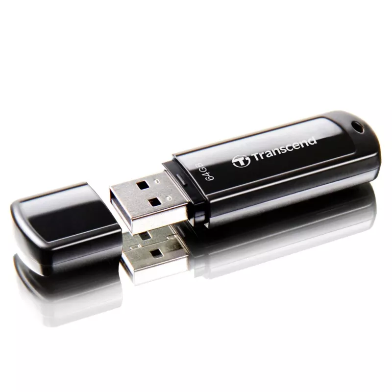 TRANSCEND Jetflash 700 - 64GB USB Stick - USB 3.0 - Black