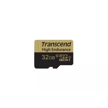 Flash Memory Transcend 32GB MicroSDHC Class 10 Adapter TS32GUSDHC10