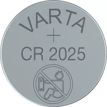 VARTA Battery Lithium Button Cell Cr2025 3v 1x5
