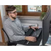 Sandberg Desk Pad Pro XXL, Black, Monochromatic, Wrist rest, Non-slip base, Gaming mouse pad