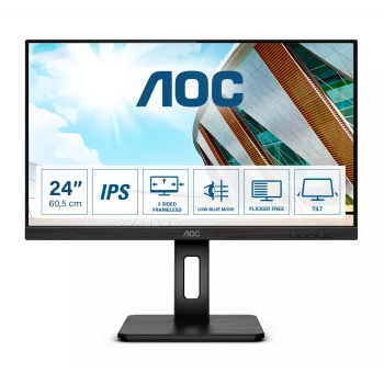 AOC P2 Q24P2Q computer monitor 60.5 cm (23.8 inch) 2560 x 1440 pixels Quad HD LED Black