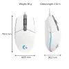 LOGITECH G203 Lightsync Gaming Mouse USB White