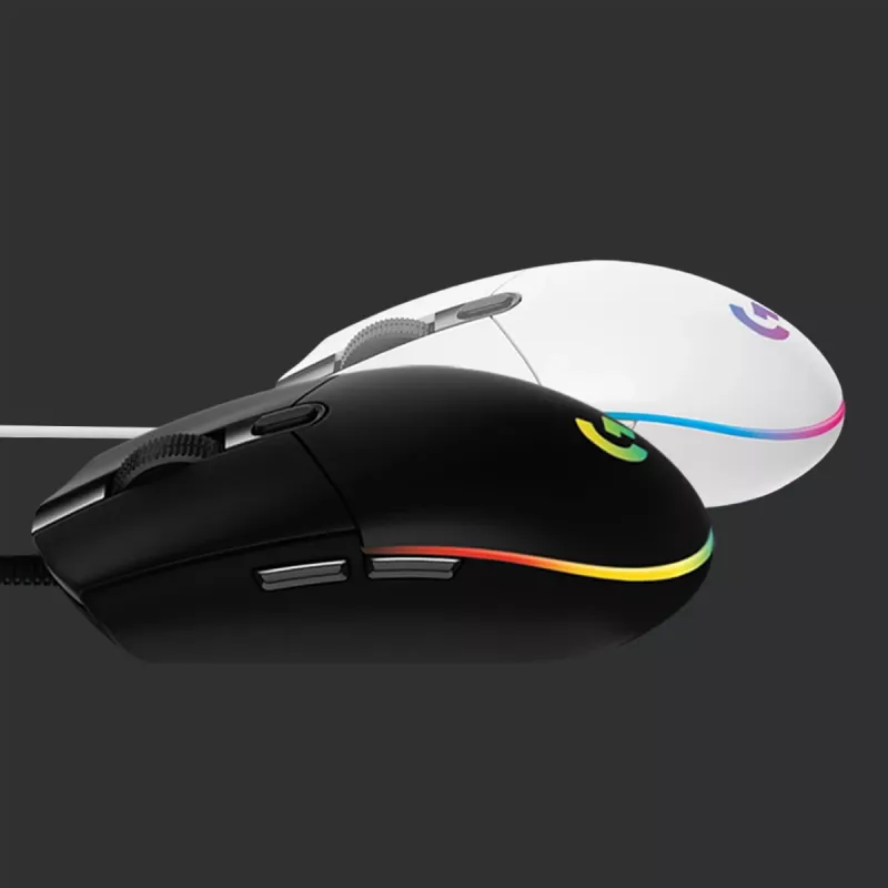 LOGITECH G203 Lightsync Gaming Mouse USB White