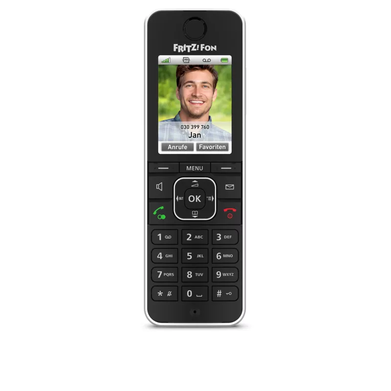 DECT telephone AVM FRITZ!Fon C6 Black