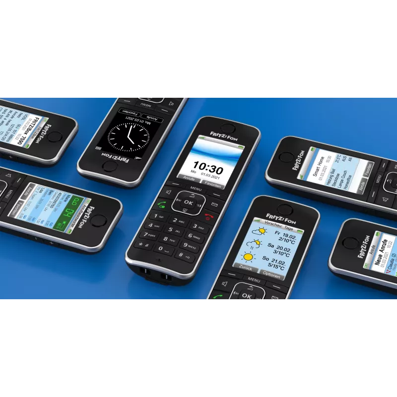 DECT telephone AVM FRITZ!Fon C6 Black