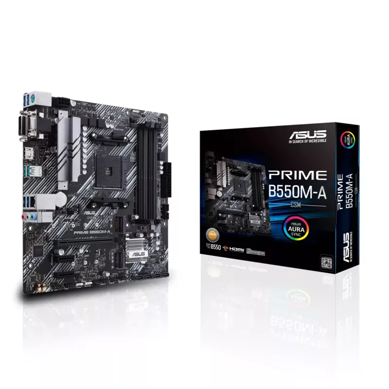 Motherboard ASUS Prime B550M-A/CSM AMD B550 Socket AM4 micro ATX