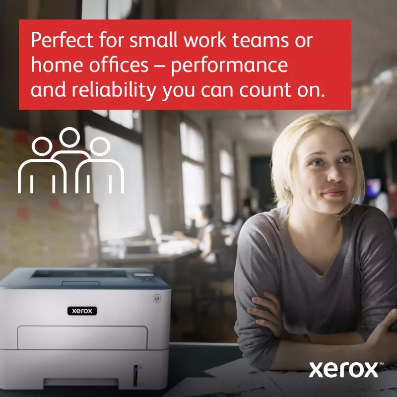 Xerox B230 A4 34ppm Wireless Duplex Printer PCL5e/6 2 Trays Total 251 Sheets