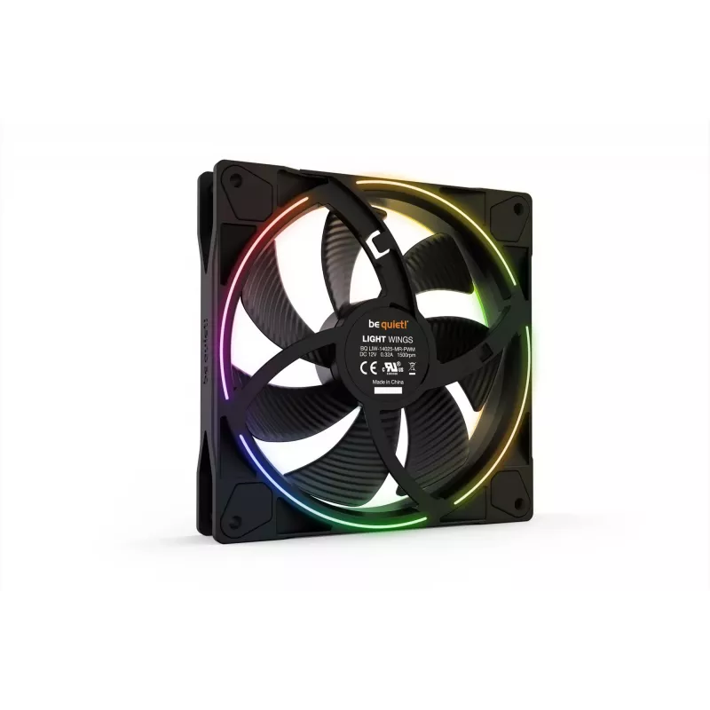 be quiet Light Wings 140mm ARGB PWM Fan Black