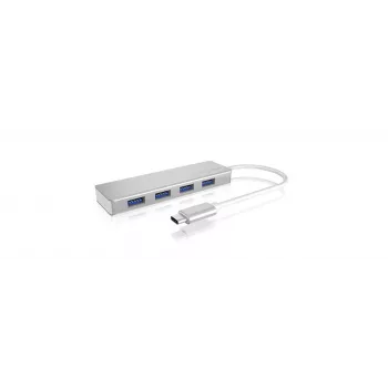 ICY BOX IB-HUB1425-C3 USB 3.2 Gen 1 (3.1 Gen 1) Type-C 5000 Mbit/s Silver