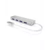 ICY BOX IB-HUB1425-C3 USB 3.2 Gen 1 (3.1 Gen 1) Type-C 5000 Mbit/s Silver