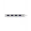 ICY BOX IB-HUB1425-C3 USB 3.2 Gen 1 (3.1 Gen 1) Type-C 5000 Mbit/s Silver