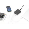 DIGITUS 4-Port USB Charger, 72W 1x USB-C (PD) 5,9,15,20V/3A, 3x USB-A 5V/2.4A, black