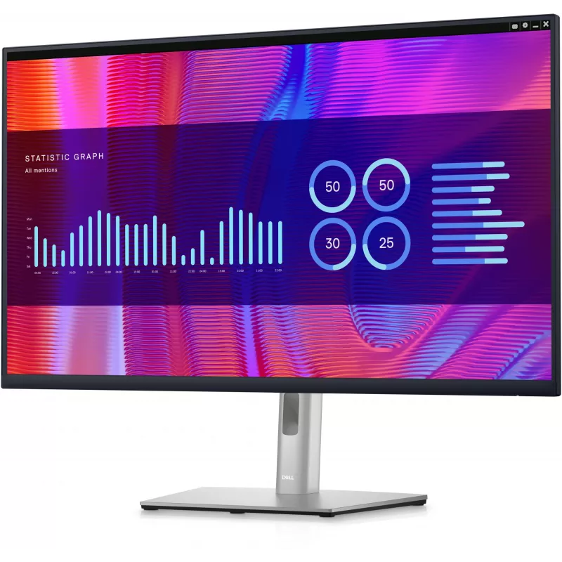 DELL P Series P3223DE computer monitor 80 cm (31.5 inch) 2560 x 1440 pixels Quad HD LCD Black
