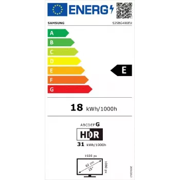 Samsung G40B computer monitor 63.5 cm (25 inch) 1920 x 1080 pixels Full HD Black
