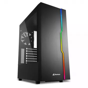 PC Case Sharkoon RGB Slider Midi Tower Black