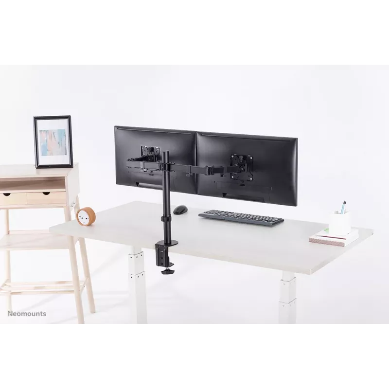 Neomounts FPMA-D550DBLACK Monitor arm 10-32 inch, Clamp/Grommet, 8 kg, 25.4 cm (10 inch), 81.3 cm (32 inch), 100 x 100 mm, Black