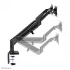 Neomounts DS70-810BL2 Monitor arm 17-32 inch - gas spring - space saving - 180°-stop