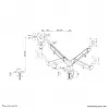 Neomounts DS70-810BL2 Monitor arm 17-32 inch - gas spring - space saving - 180°-stop