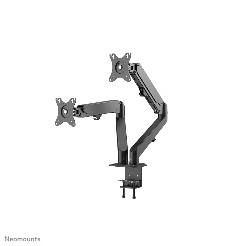 Neomounts DS70-700BL2 Monitor arm 17-27 inch - gas spring, Clamp, 7 kg, 43.2 cm (17 inch), 68.6 cm (27 inch), 100 x 100 mm, Black