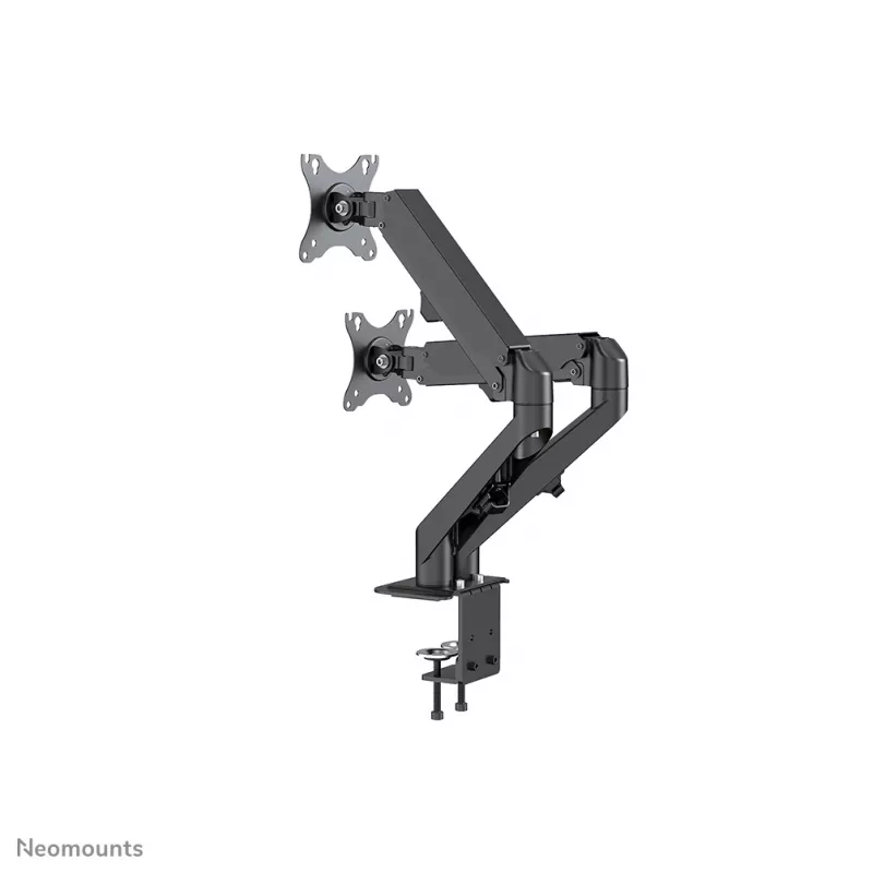 Neomounts DS70-700BL2 Monitor arm 17-27 inch - gas spring, Clamp, 7 kg, 43.2 cm (17 inch), 68.6 cm (27 inch), 100 x 100 mm, Black