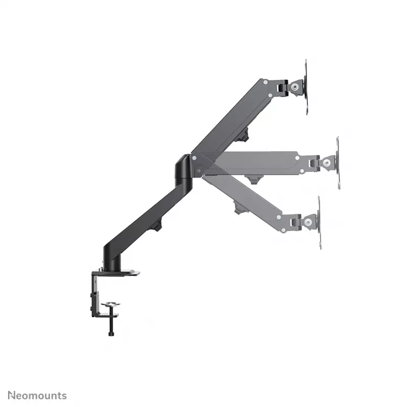 Neomounts DS70-700BL2 Monitor arm 17-27 inch - gas spring, Clamp, 7 kg, 43.2 cm (17 inch), 68.6 cm (27 inch), 100 x 100 mm, Black