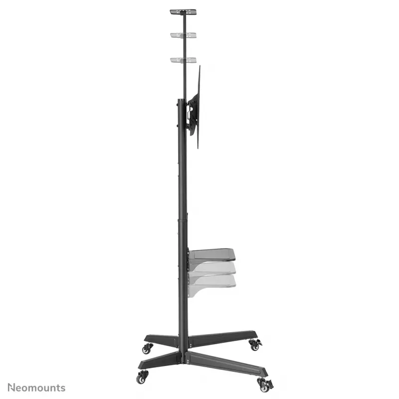 Neomounts FL50-550BL1 TV trolley 37-70 inch, Black, Portable floor stand, Steel, 50 kg, 94 cm (37 inch), 177.8 cm (70 inch)