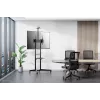 Neomounts FL50-550BL1 TV trolley 37-70 inch, Black, Portable floor stand, Steel, 50 kg, 94 cm (37 inch), 177.8 cm (70 inch)